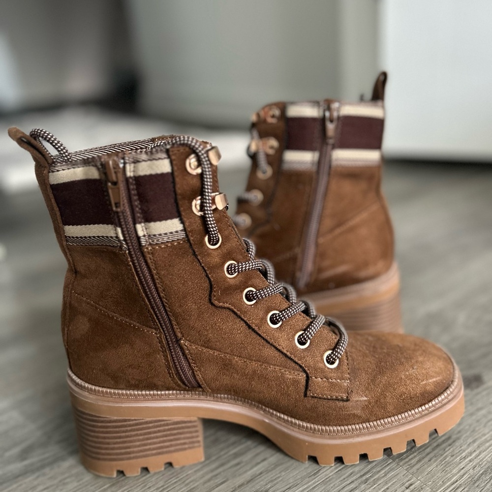 Brown Suede Ankle Boots